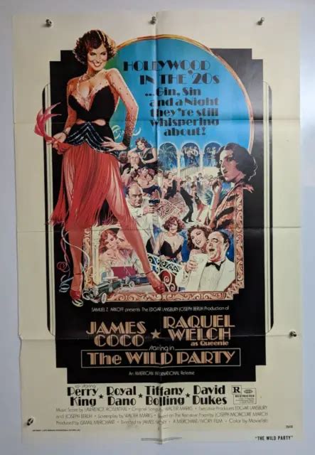 raquel welch james coco the wild party original vintage movie poster 75 18 29 85 picclick