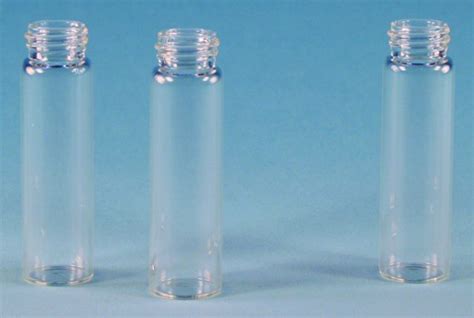 Vials Screw Top Clear Glass Vial Only Volume 7 Ml Clear Glass Vial Thread For 15 425 Pkg