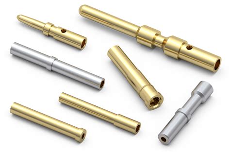 Crimp Pins And Receptacles For Wire Termination Electrical