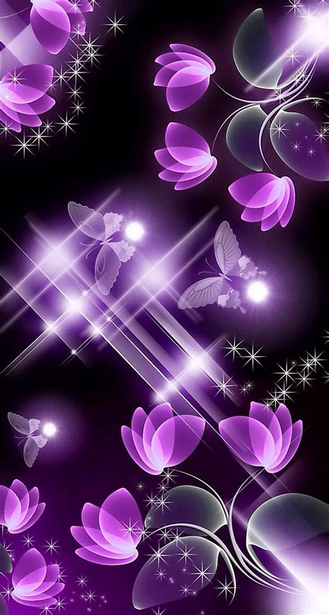 If you're in search of the best purple and black wallpaper, you've come to the right place. Purple flowers and butterfly | Butterfly wallpaper ...