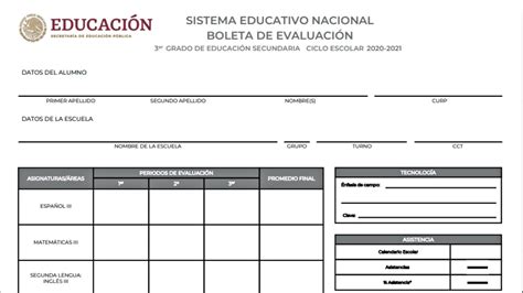 Sep ¿cómo Descargar La Boleta De Calificaciones Del Ciclo Escolar 2022