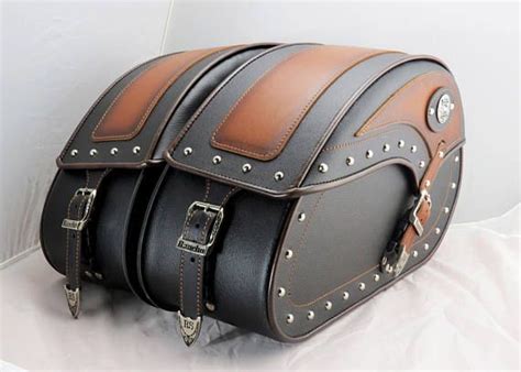 Motorcycle Leather Saddle Bag Motorcycle Side Bags Etsy Leather