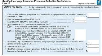 Prior to 2018, you could deduct mortgage insurance premiums for both for private mortgage insurance on conventional loans and fha loans. Schedule A Line 13 Deductible Mortgage Insurance Premiums Worksheet - Accountants Community
