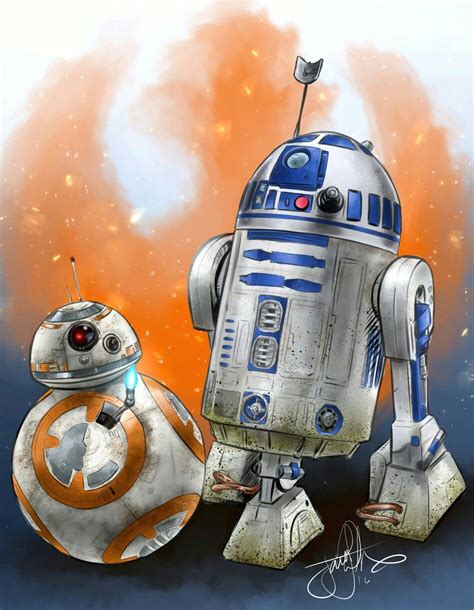 In a galaxy far far away. R2D2 AND BB8 | Star wars awesome, Star wars fan art, Star ...