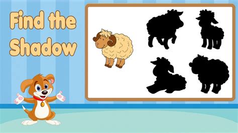 Find Out The Ram Shadow Preschool Game For Kids Easy Learning Riddle