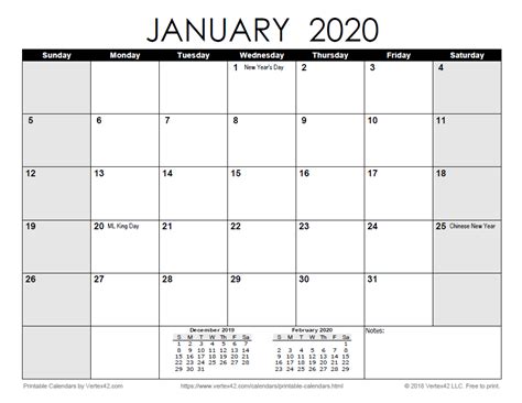 2021 calendar with holidays, notes space, week numbers 2021 or moon phases in word, pdf, jpg, png. Printable 2020 Calendars Pdf Calendar 12 Com