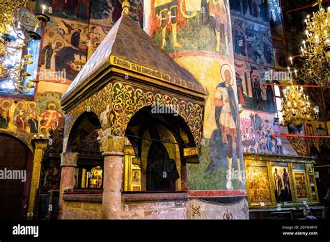 Cathedral Of The Dormition In Moscow Kremlin Hi Res Stock Photography