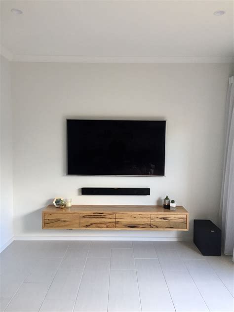 Floating Cabinet Under Tv Sala De Estar In 2019 Living Room Tv