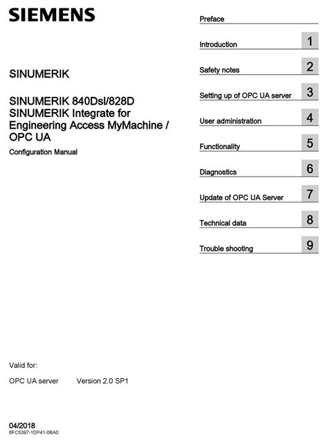 Siemens Sinumerik 840dsl Configuration Manual Pdf Download Manualslib