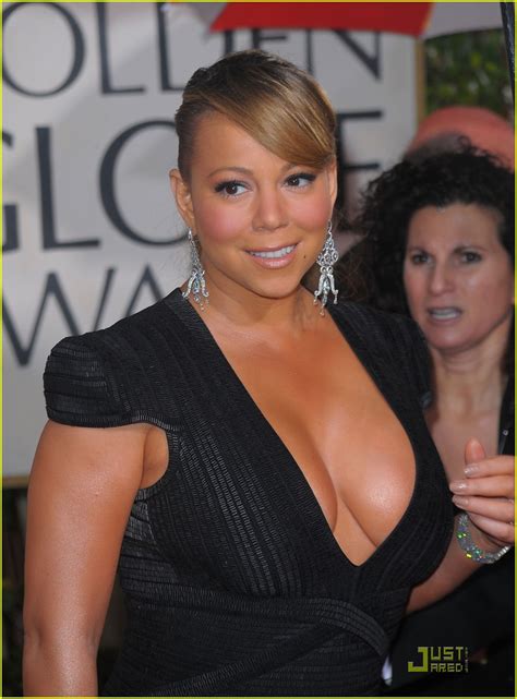 Photo Mariah Carey Golden Globe Awards Red Carpet Photo