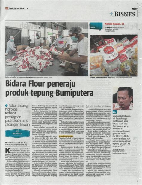 The management of usahawan bersama teknik sdn bhd. Bidara Flour Peneraju Produk Tepung Bumiputera - Bidara ...