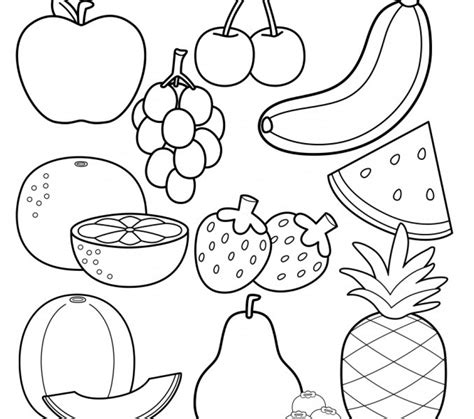 Get This Free Fruit Coloring Pages to Print 61049