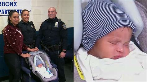 Hero Nypd Officers Jump Into Action To Save Newborn Babys Life In The