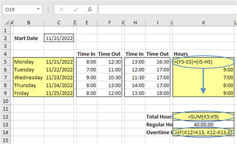 How To Track Hours Worked In Excel Sample Excel Templates