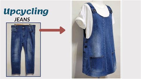 Denim Apron Diy Recycle Jeans Upcycled Denim Upcycle Clothes Sewing