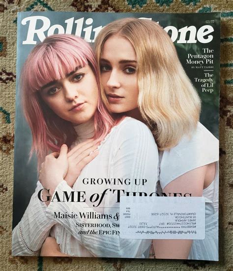 Game Of Thrones Maisie Williams And Sophie Turner 2019 Rolling Stone