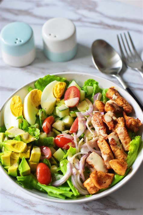 The Best Chicken Cobb Salad Whole 30 Paleo Delishar Singapore
