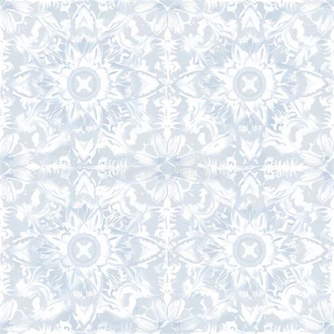 Elegant Blue And White Floral Pattern Design For Backgrounds And Textile Stock Image Image Of