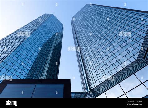 The Deutsche Bank Towers Stock Photo Alamy