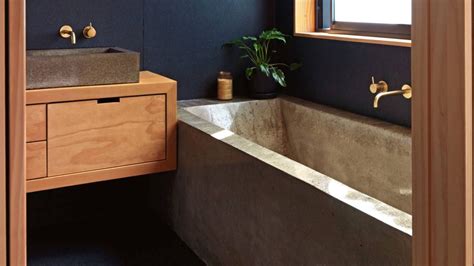 Pour-it-yourself concrete bath an award-winner in 2020 | Concrete bath
