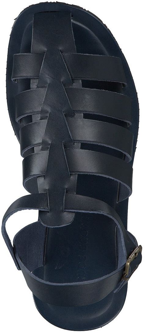 Bruce Brown Herren Sandalen Aus Leder 283101774972 Dunkelblau Online Bestellen Prange