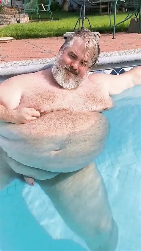 Hairy Chubster In The Swimming Pool XHamster