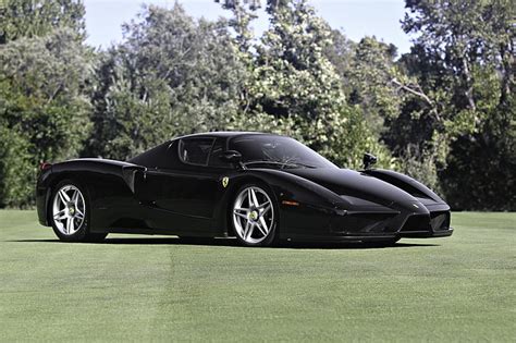 Hd Wallpaper Black Ferrari F40 Coupe Enzo Side View Car Luxury