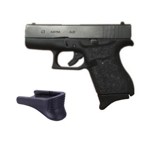 Extension For The Glock 43 9mm G43 Black Handle Extension Accessories