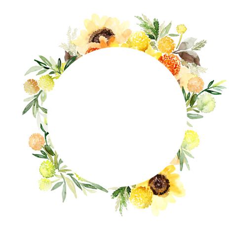 Download Sunflower Garland Illustrations, Royalty-Free Vector ...