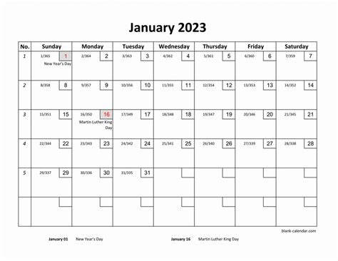Free Download Printable January 2023 Calendar With Check Boxes