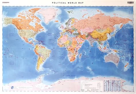 Planisfero Mappa Murale Del Mondo