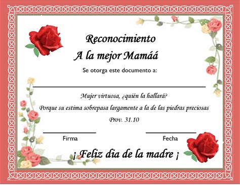 Regalos Y Cuadros El Alfarero Reconocimientos Dia De La Madre