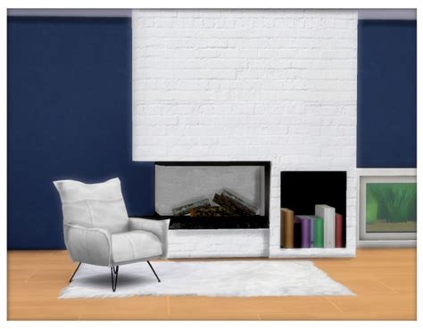Modern Fireplace By Oldbox At All 4 Sims Sims 4 Updates