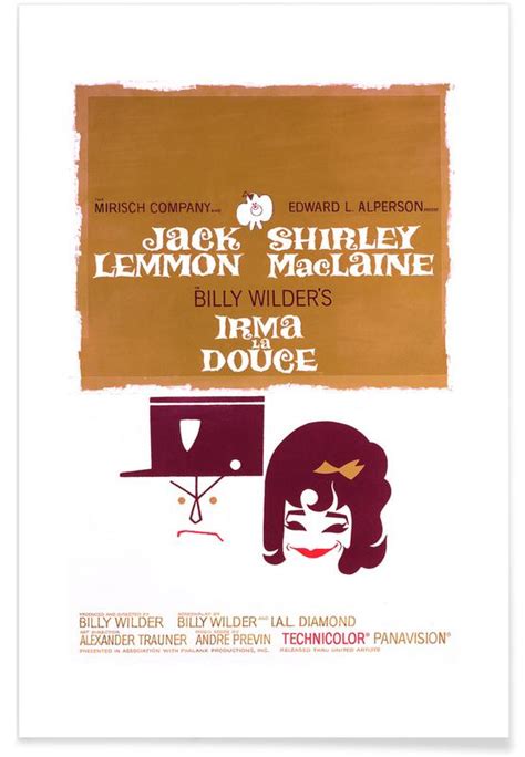Das M Dchen Irma La Douce Retro Film Poster Juniqe