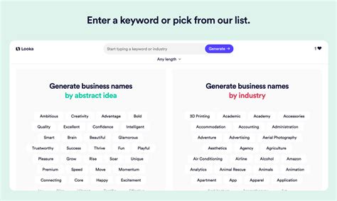 Business Name Generator Ideas Management And Leadership