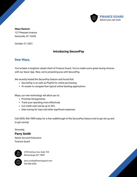 Business Direct Mail Letter Venngage