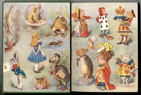 Tenniel Alice In Wonderland Selected Plates 1937 Colour
