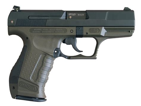 9x19 mm Walther P99, German semi-automatic pistol . Airsoft, Close