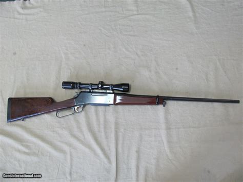 Browning 81l Blr 7mm Remington Magnum Lever Action Rifle With Burris Scope