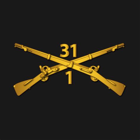 1st Bn 31st Infantry Regiment Branch Wo Txt Infantry T Shirt