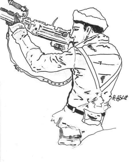 Just pick a color and draw, it is as easy as that. Ww2 Soldier Drawing at GetDrawings | Free download