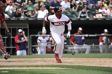 Dayan Viciedo Of The Chicago White Sox Bats Against The Atlanta News