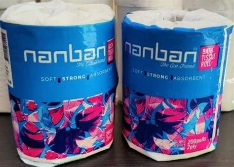 Nanban White 2 Ply Toilet Tissue Paper Roll At Rs 20roll In Coimbatore