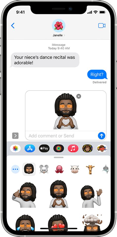 Use Memoji On Your Iphone Or Ipad Pro Apple Support