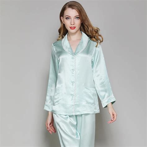 Green Silk Pajamas Breeze Clothing 57f