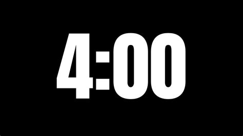 4 Minute Countdown Timer Youtube