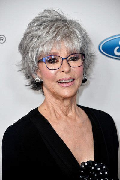 Many famous women will never give up this passion. Rita Moreno in 2020 | Classy hairstyles, Grey hair styles ...