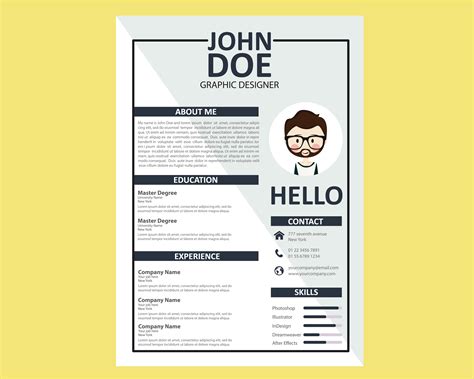 A cv may also include professional references, as well as coursework, fieldwork, hobbies and interests relevant to your profession. Curriculum Vitae - Download Free Vectors, Clipart Graphics ...