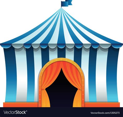 Circus Tent Royalty Free Vector Image Vectorstock