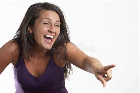 Woman Laughing Stock Image Image Of Hysterical Ethnicity 6231827